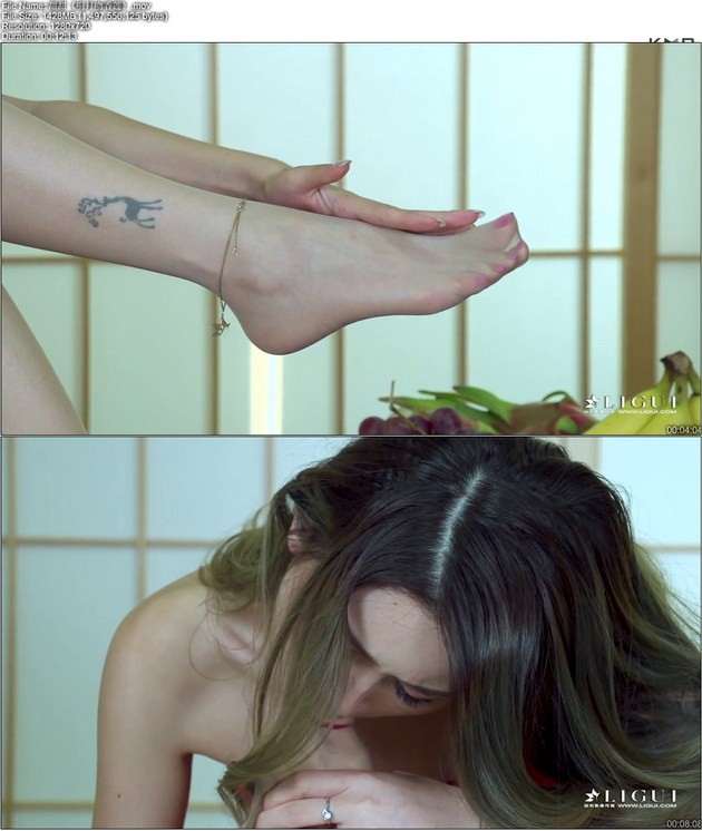 [Ligui丽柜] HD355 甜甜《明月吻香莲》[mov/1.39G]